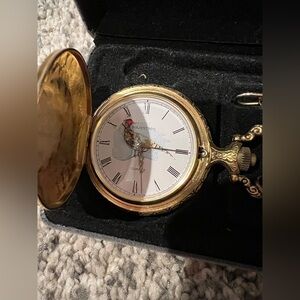 Vintage Majestron Pocket Watch with Chain and pocket knife